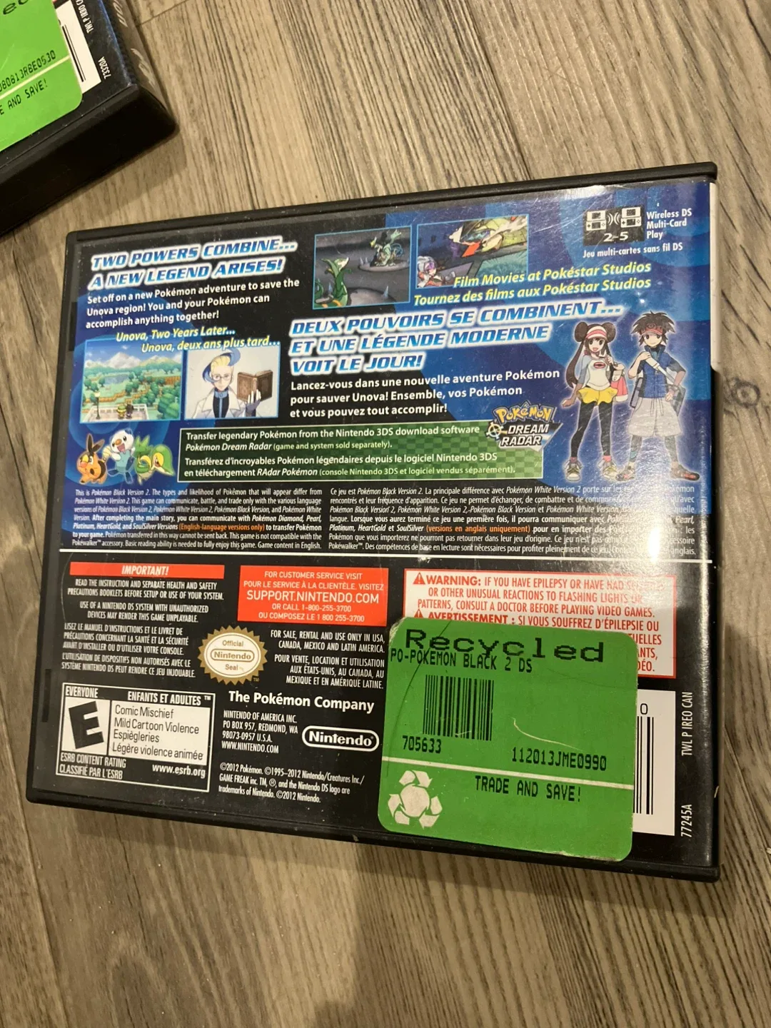 Pokémon Black and Black 2 Nintendo DS Games image indicator(8)