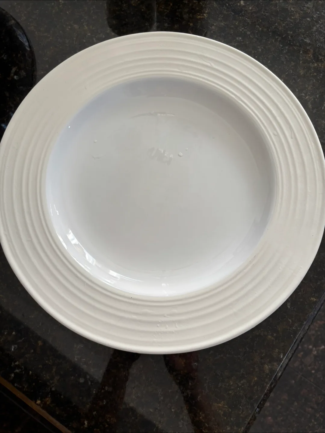 Mikasa Swirl White KT342 Round Platter - 16" thumbnail