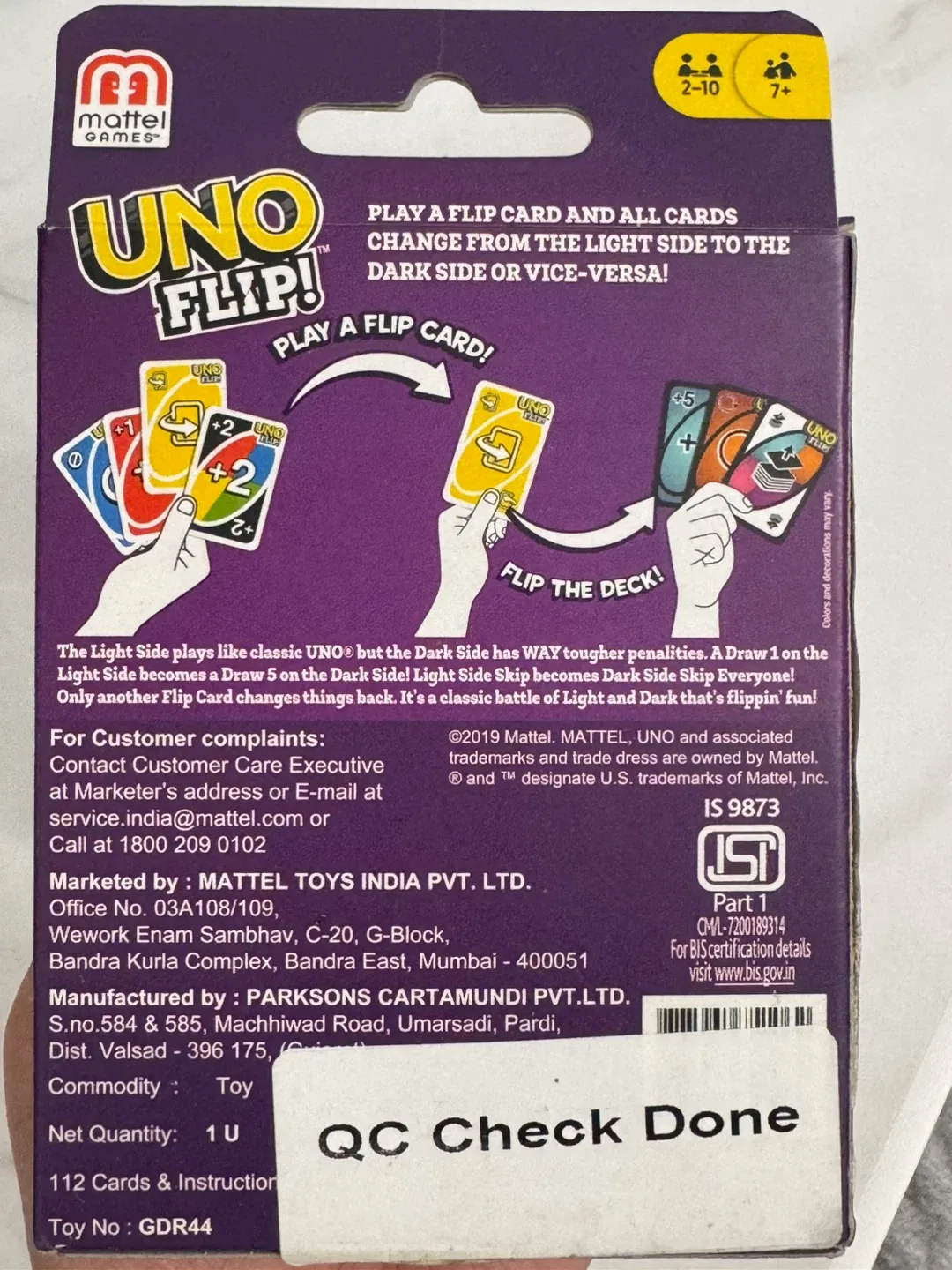 UNO Flip! Card Game - Ages 7+ image indicator(2)