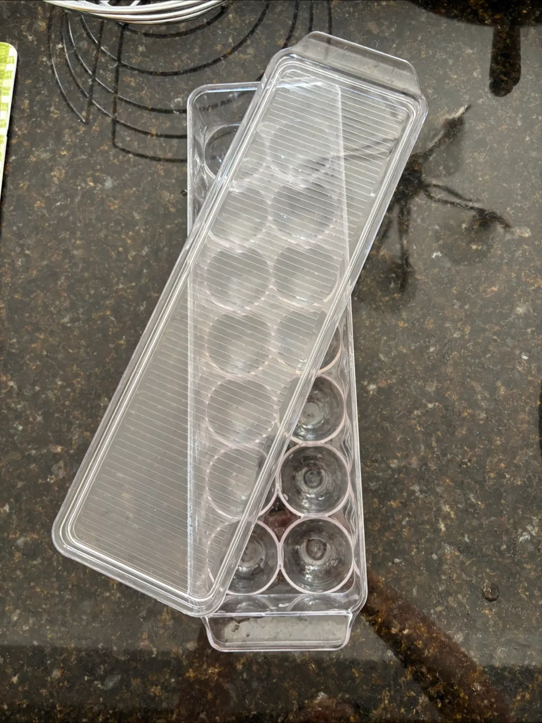 Clear Plastic Egg Holder Container thumbnail