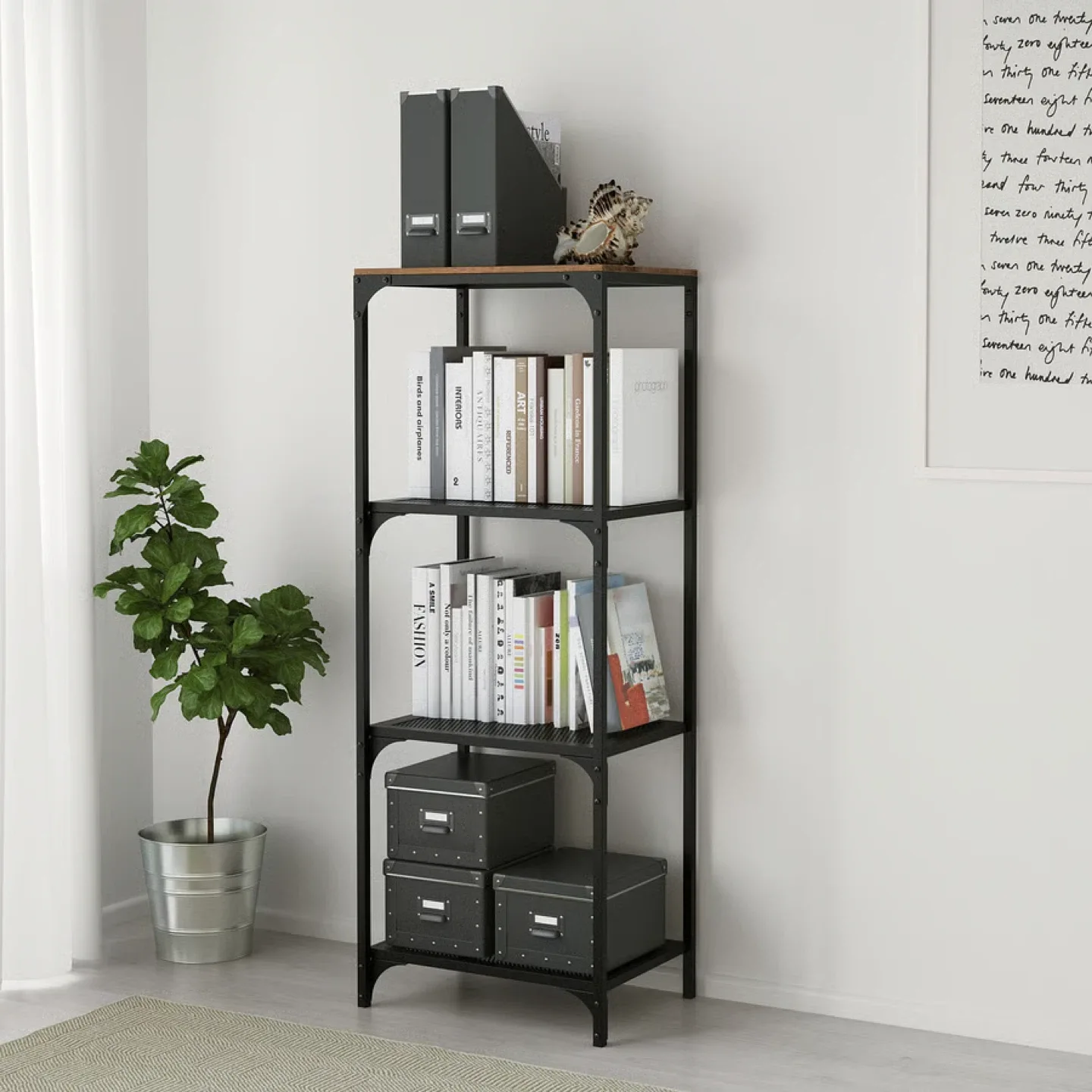 IKEA FJÄLLBO Shelf Unit + free scented candles image indicator(2)