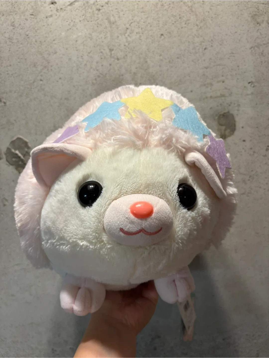 Japan Hedgehog pink Plush new with tags thumbnail