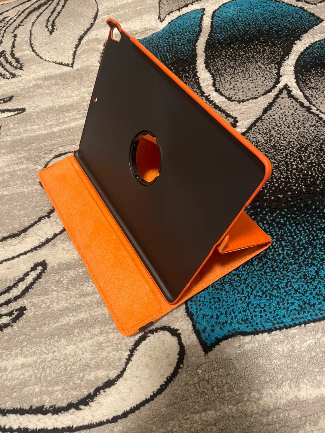 🔥Orange 360° Rotating Leather Folio Case for iPad 9.7″👍 image indicator(2)