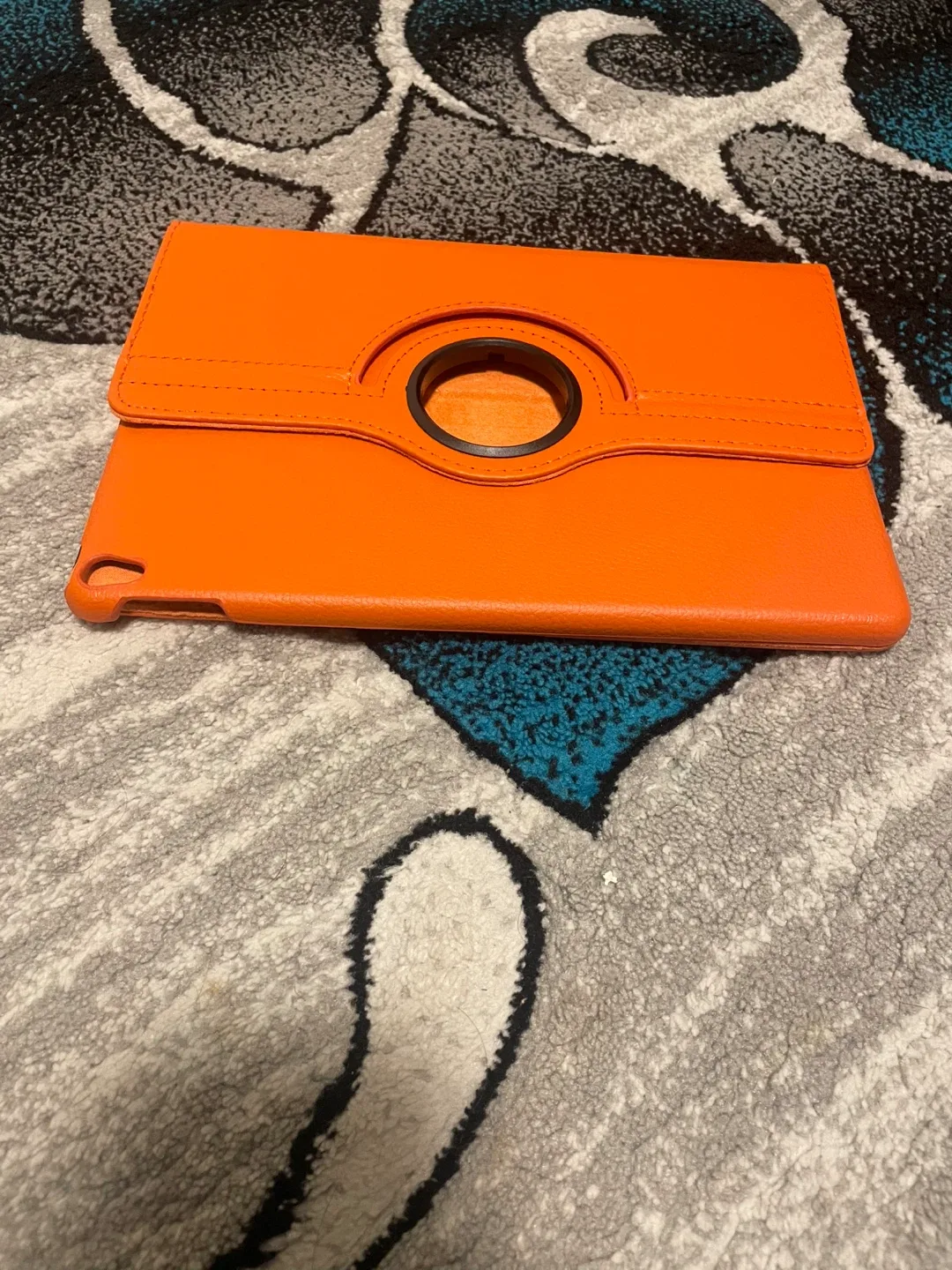 🔥Orange 360° Rotating Leather Folio Case for iPad 9.7″👍 image indicator(6)