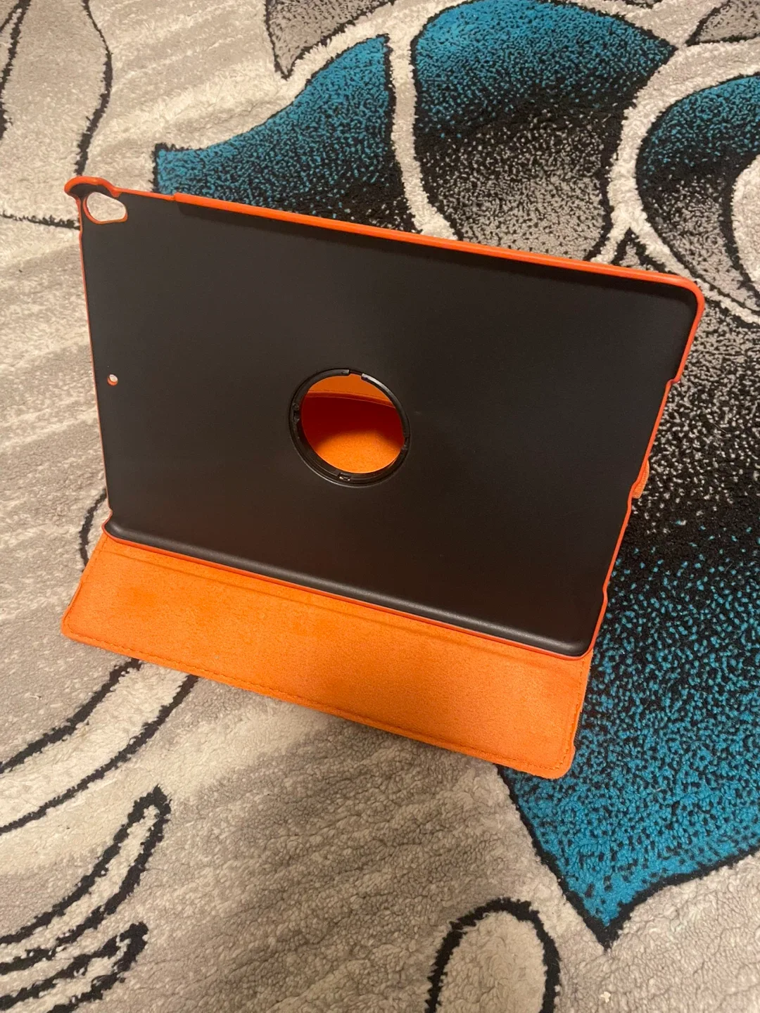 🔥Orange 360° Rotating Leather Folio Case for iPad 9.7″👍 image indicator(4)