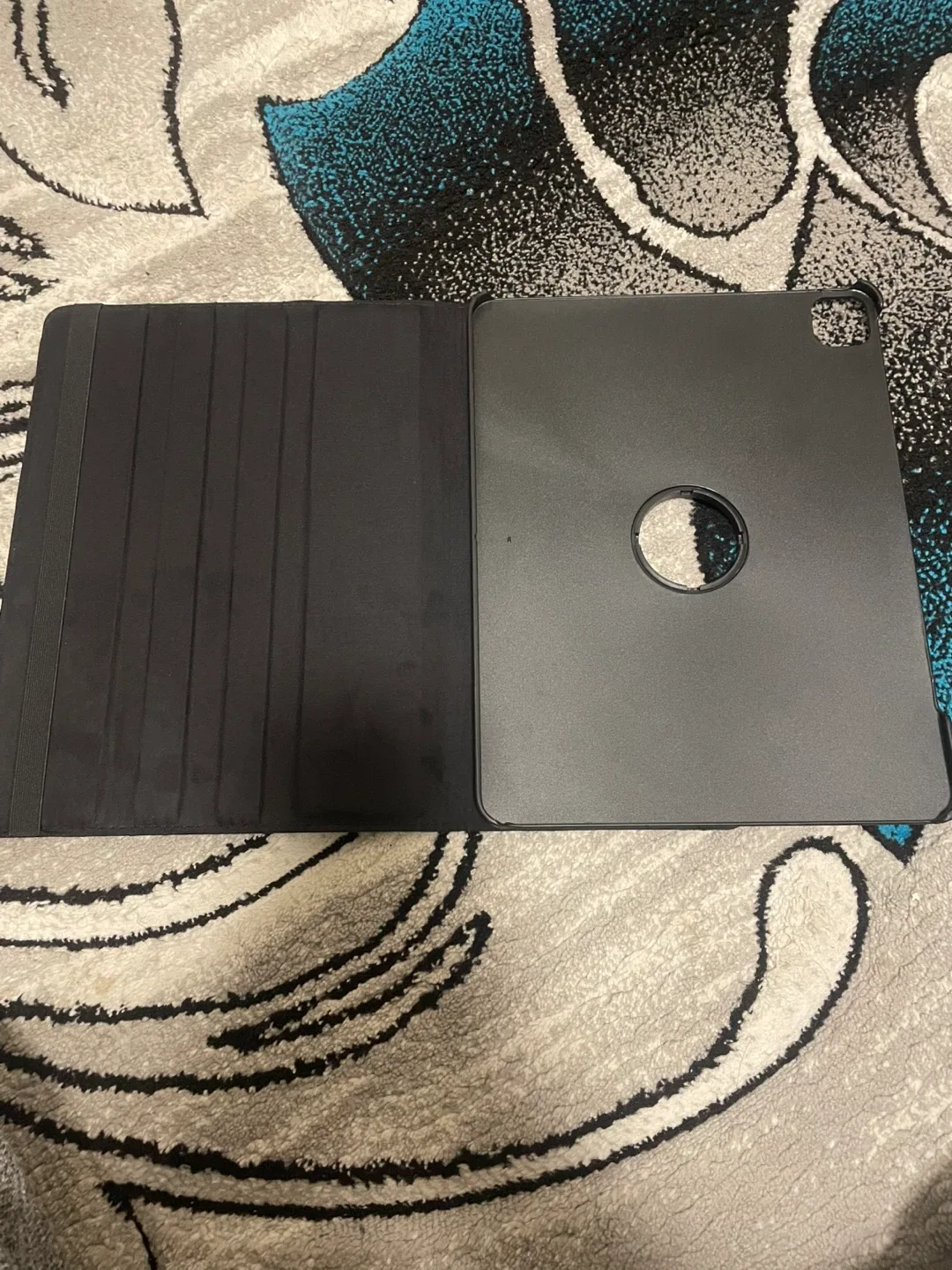 🔥Black 360° Rotating Leather Folio Case for iPad 10.2″👍 image indicator(4)