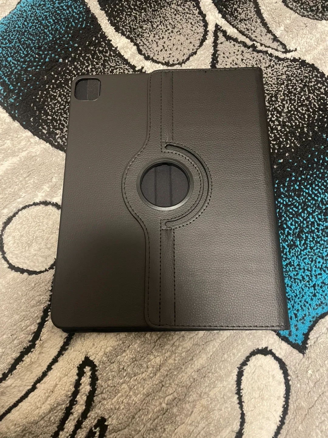 🔥Black 360° Rotating Leather Folio Case for iPad 10.2″👍 image indicator(3)