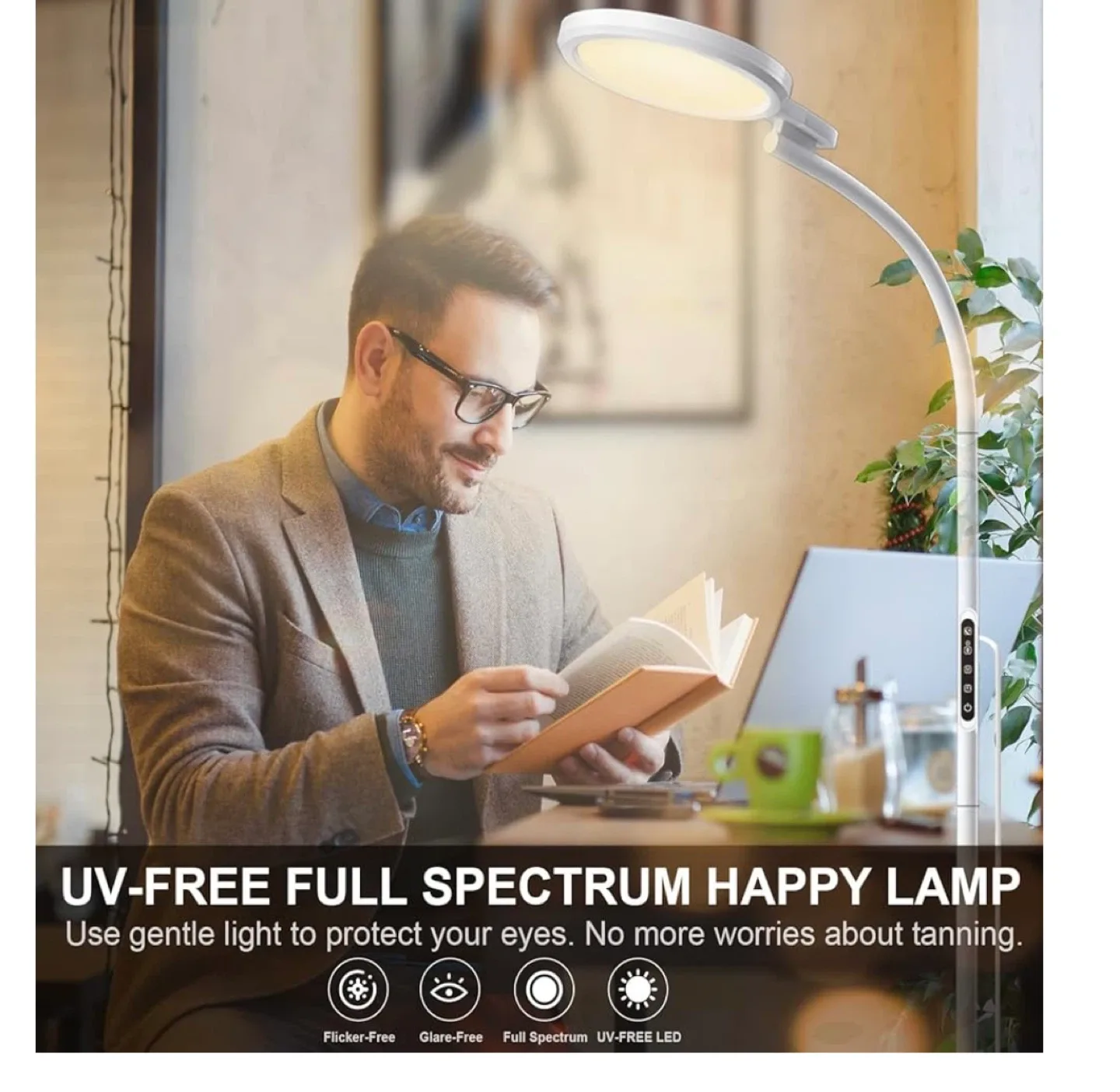 Pure White LED Floor Lamp image indicator(4)