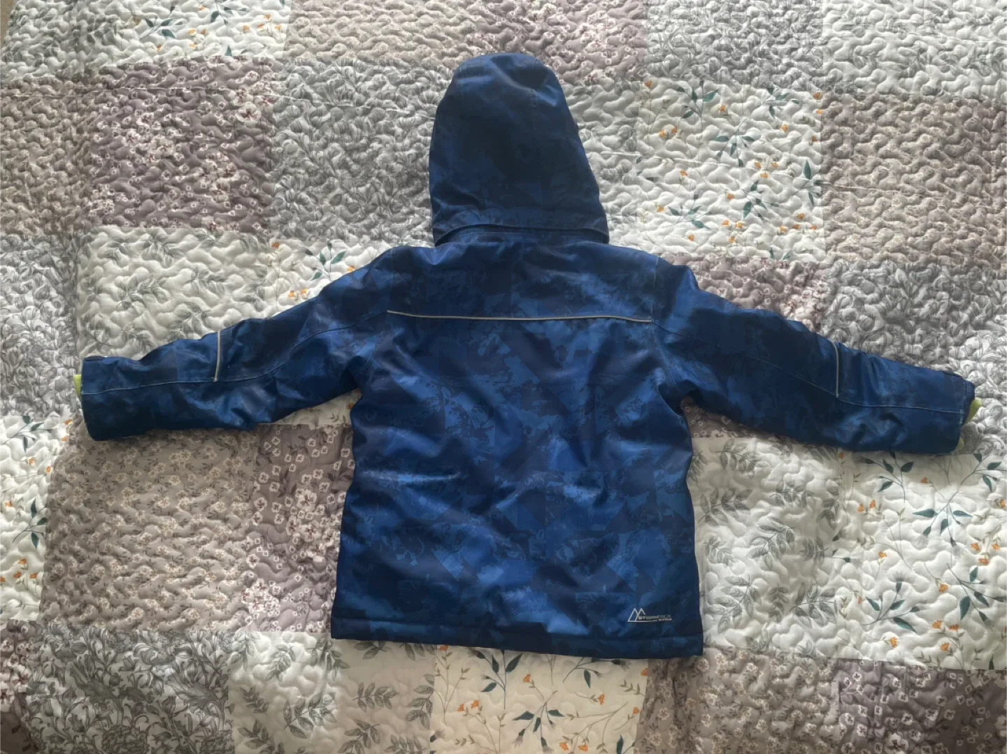 Kids' Storm Pack  Blue & Green Winter Jacket image indicator(4)