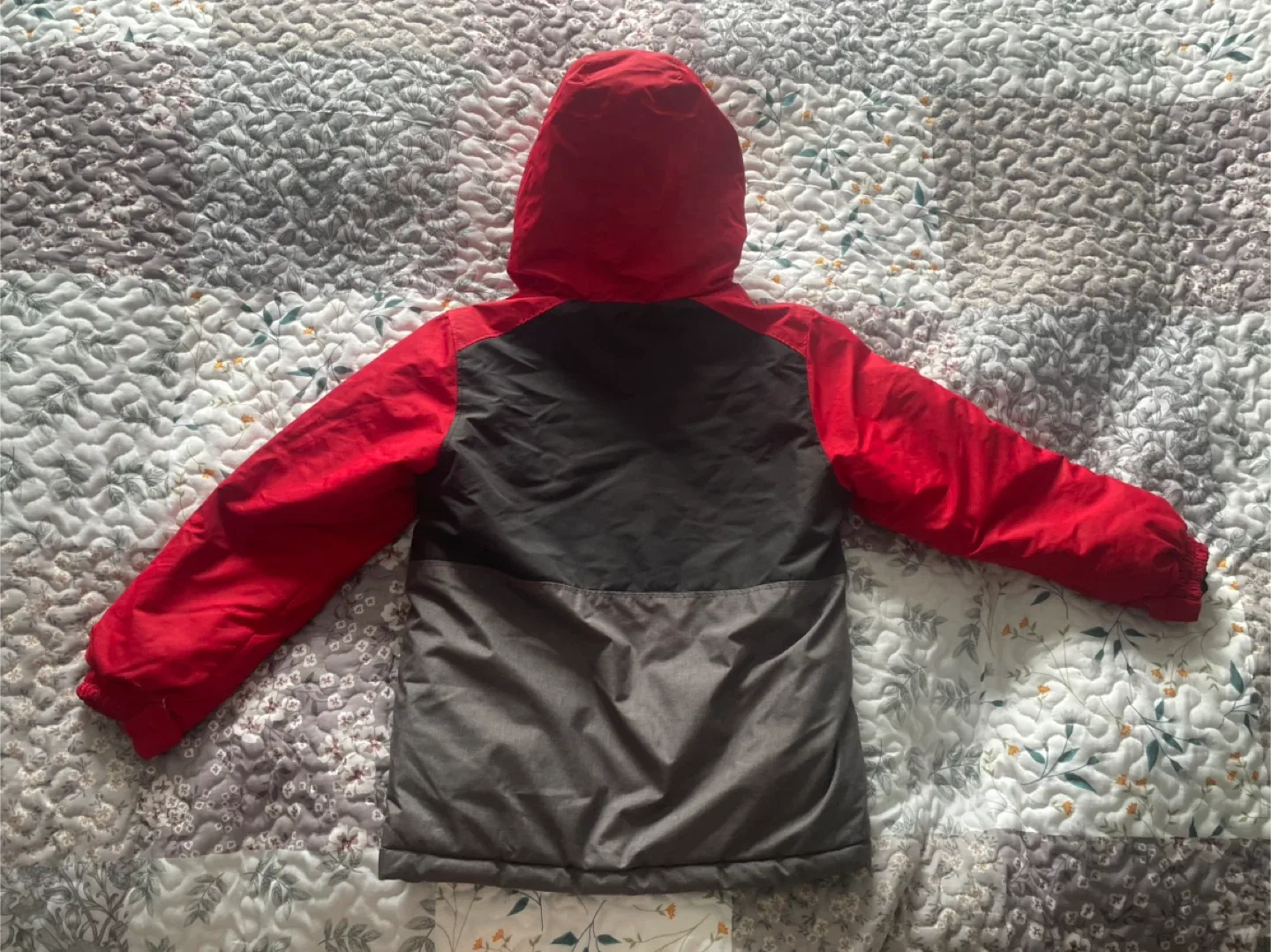 Gusti Red & Grey Winter Jacket image indicator(6)