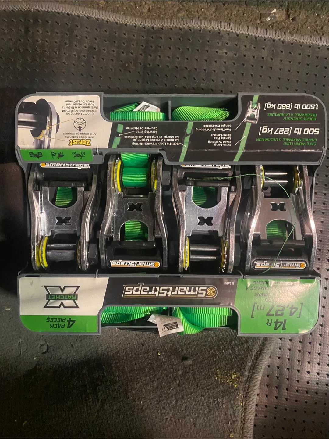 SmartStraps 4-Piece Ratchet Tie Downs image indicator(3)