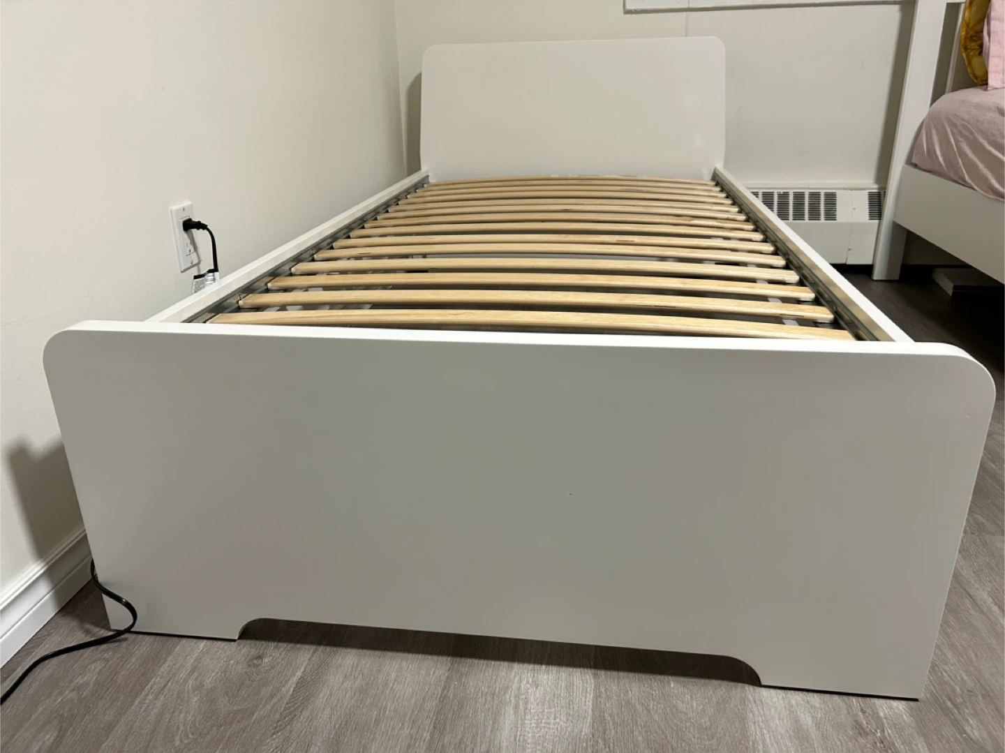 IKEA White Twin Bed Frame