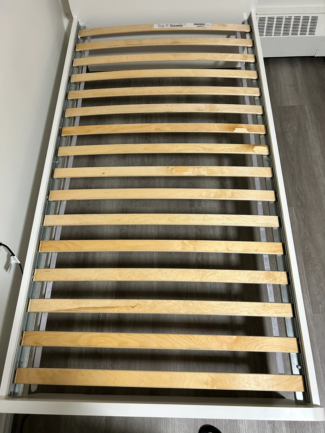 IKEA White Twin Bed Frame - photo 5