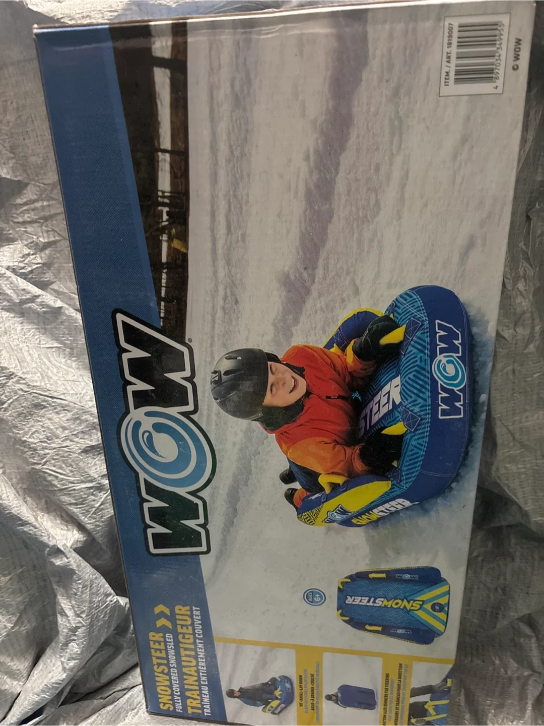 WOW Snowsteer Sled - fully covered snowsled thumbnail