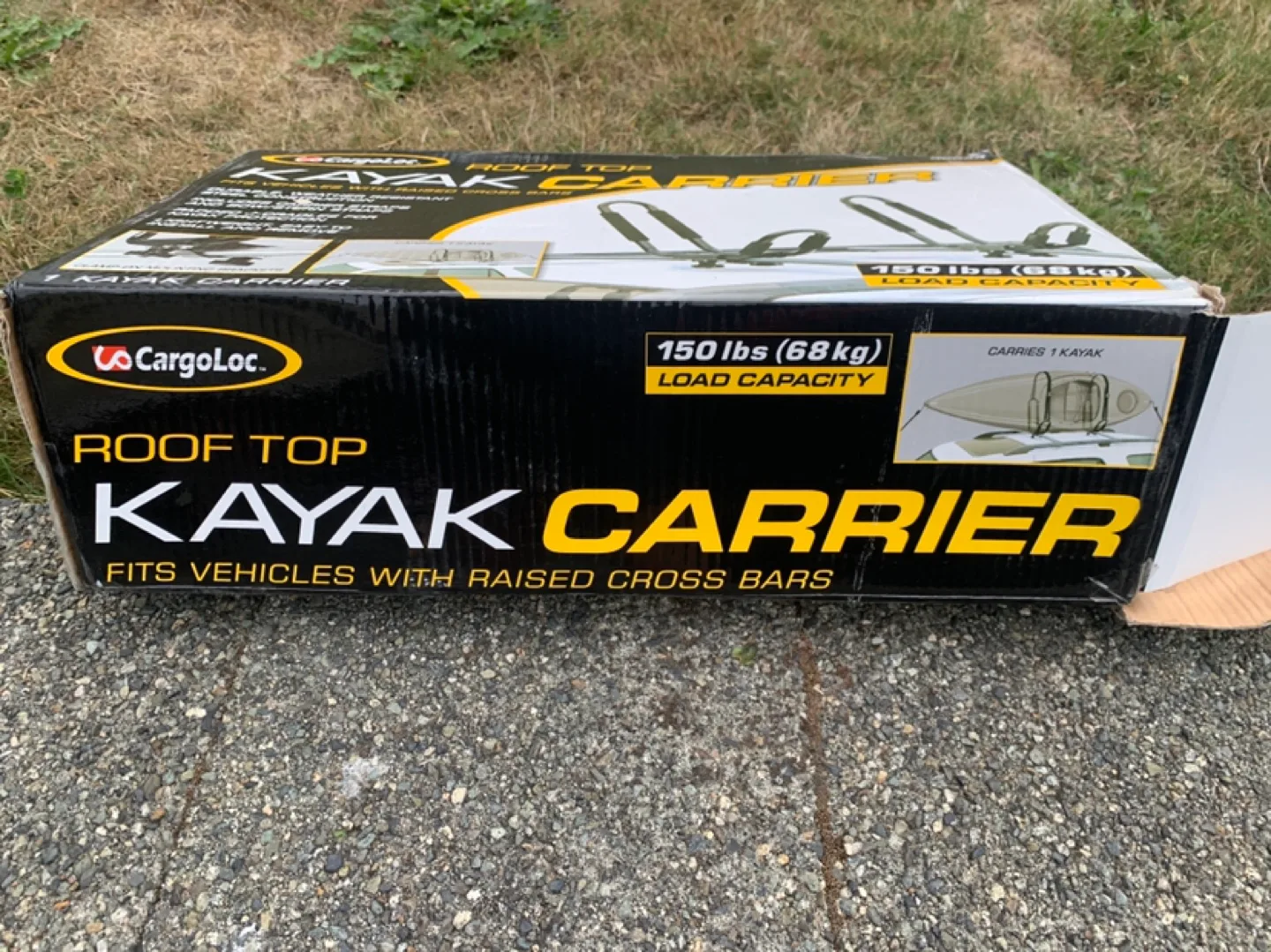 CargoLoc Roof Top Kayak Carrier - Like New! image indicator(2)