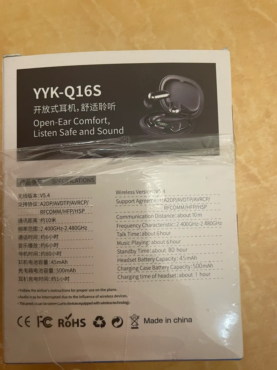 YYK-Q16S Open-Ear Earbuds New! image indicator(2)