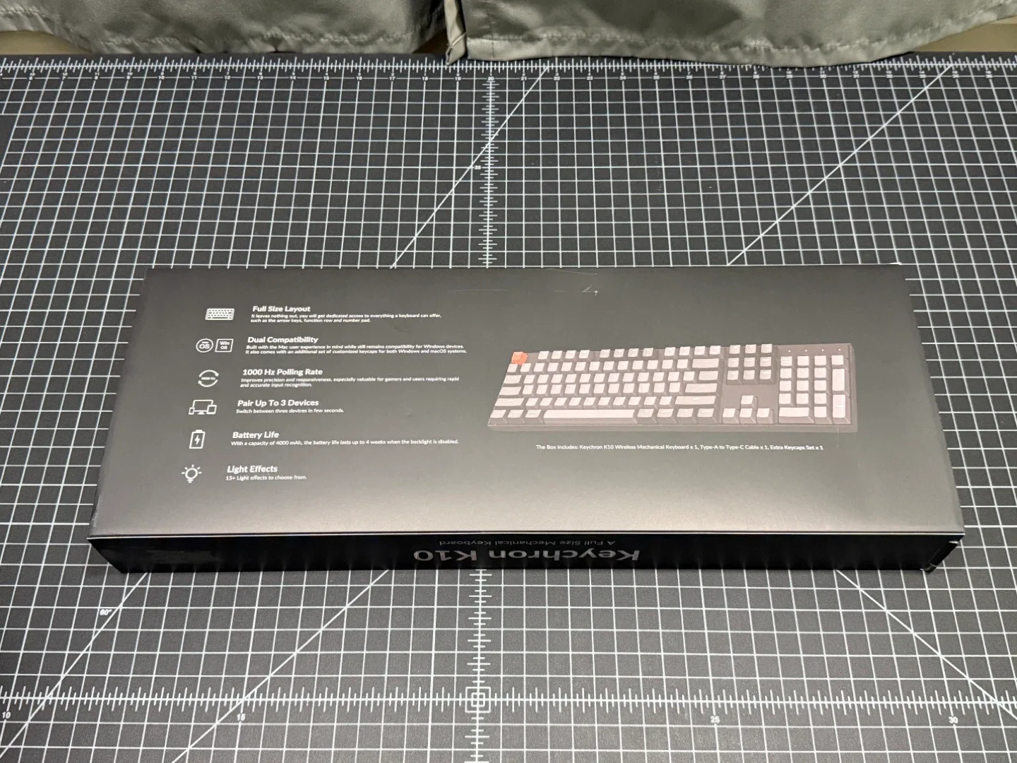 Keychron K10 Full Size Mechanical Wireless Keyboard K10-A3 image indicator(2)