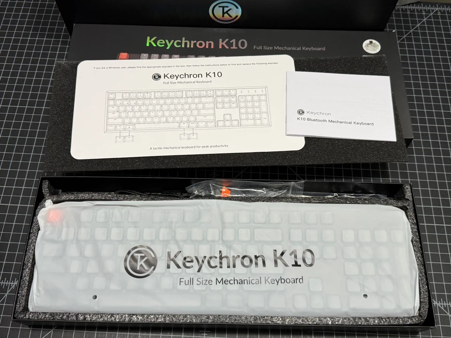 Keychron K10 Full Size Mechanical Wireless Keyboard K10-A3 image indicator(5)