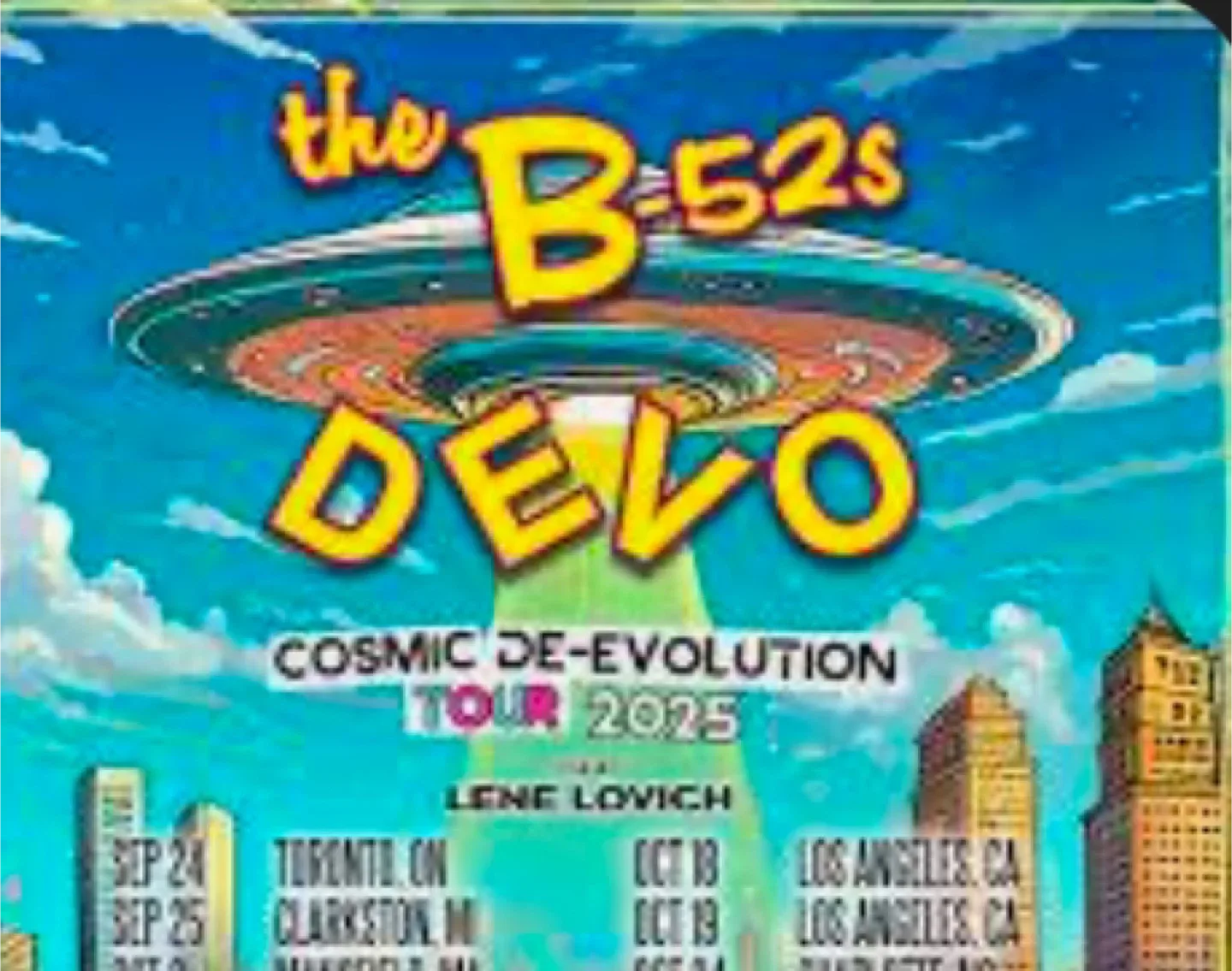 The B-52s  Ticket Ga ticket needed