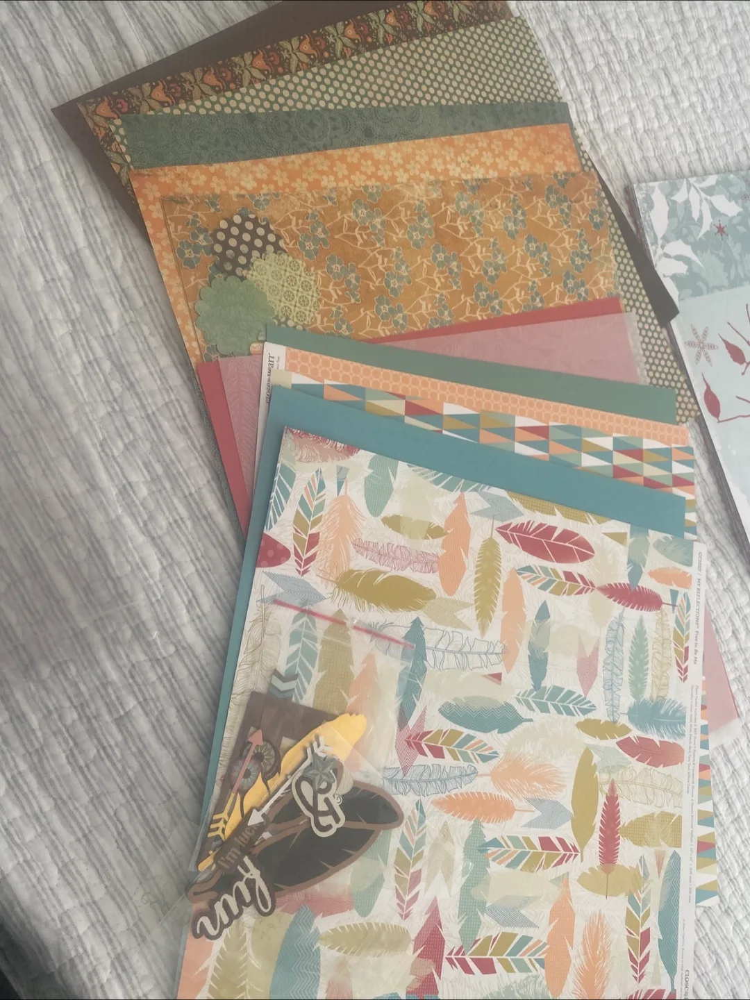 Scrapbook Paper Lot - Assorted Designs image indicator(2)