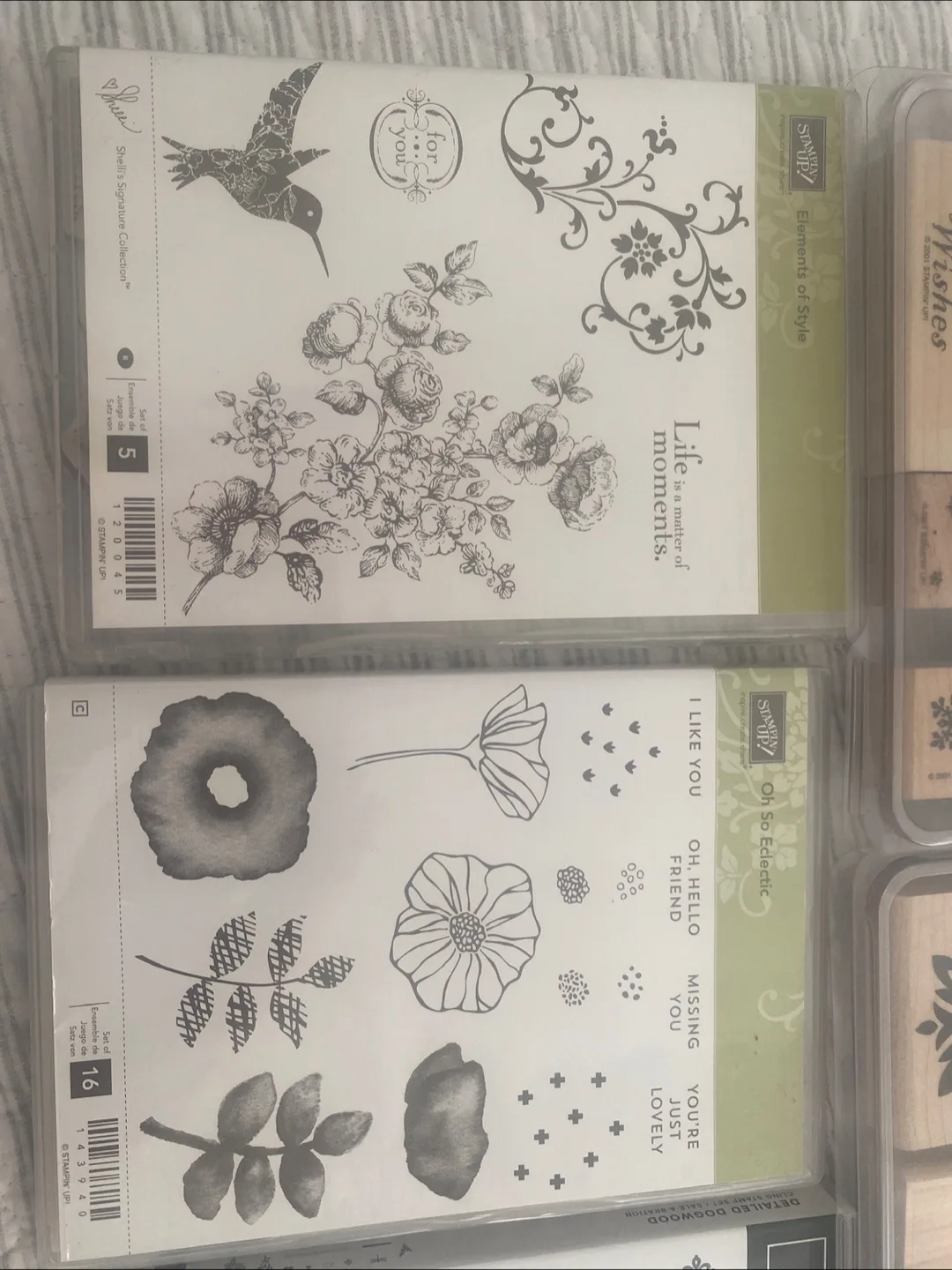Stampin' Up! Stamp Sets - Elements, Eclectic, Dogwood image indicator(4)