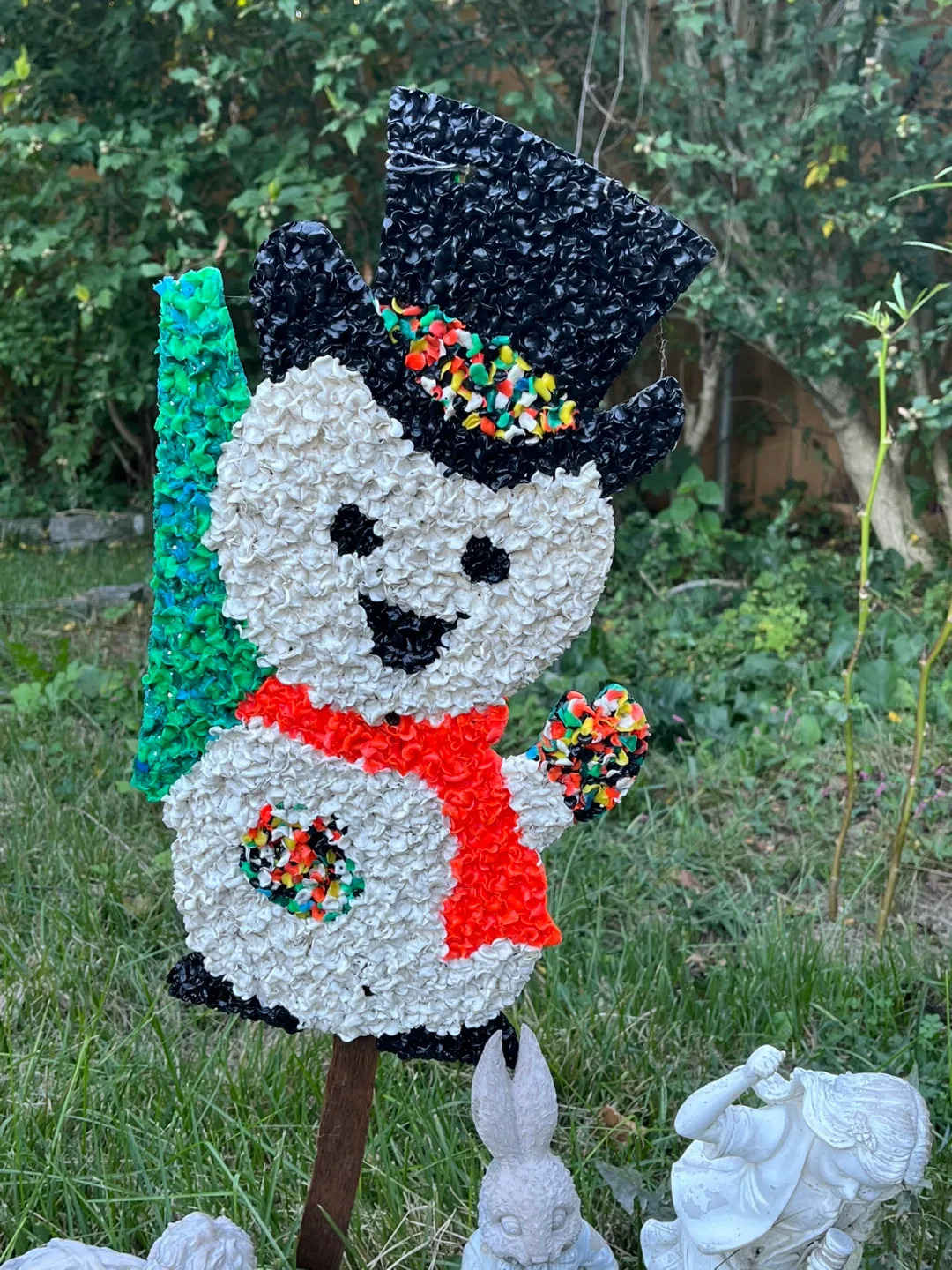 Vintage Halloween & Christmas Blow Mold Decorations image indicator(2)