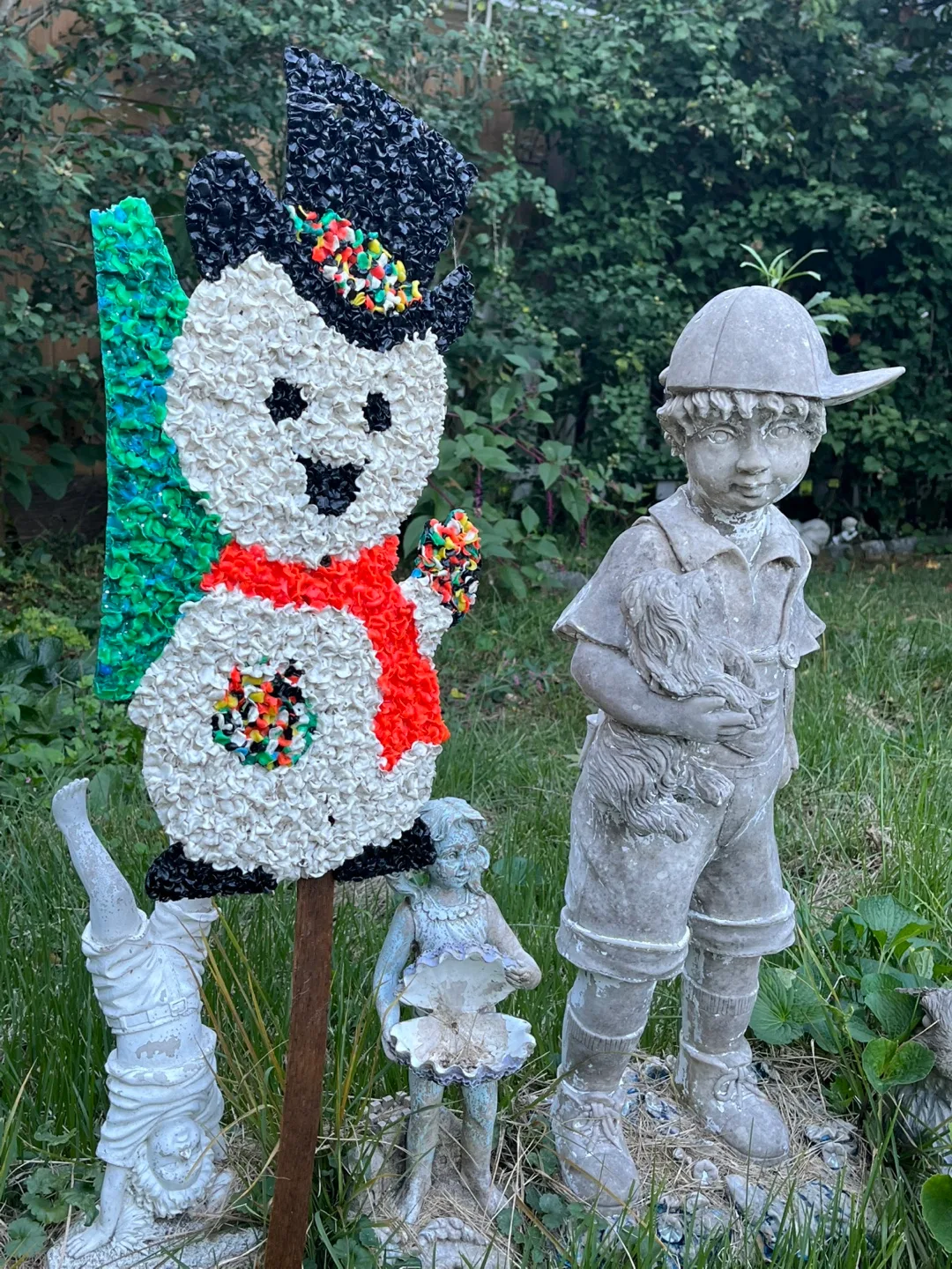 Vintage Halloween & Christmas Blow Mold Decorations image indicator(3)