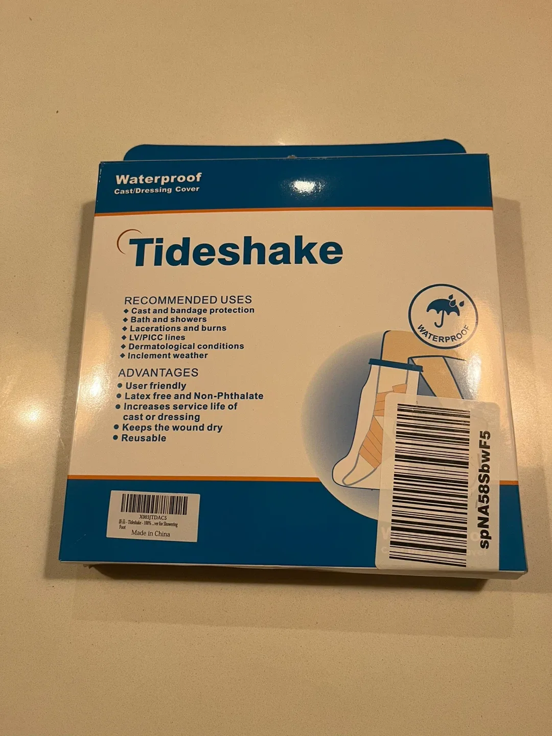 Tideshake Waterproof Cast/Dressing Cover - Adult