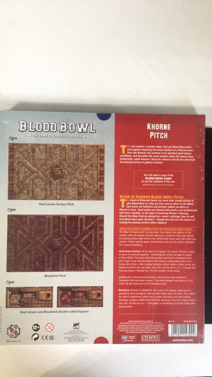 BloodBowl - Khorne Pitch( Sealed, Rare) image indicator(5)