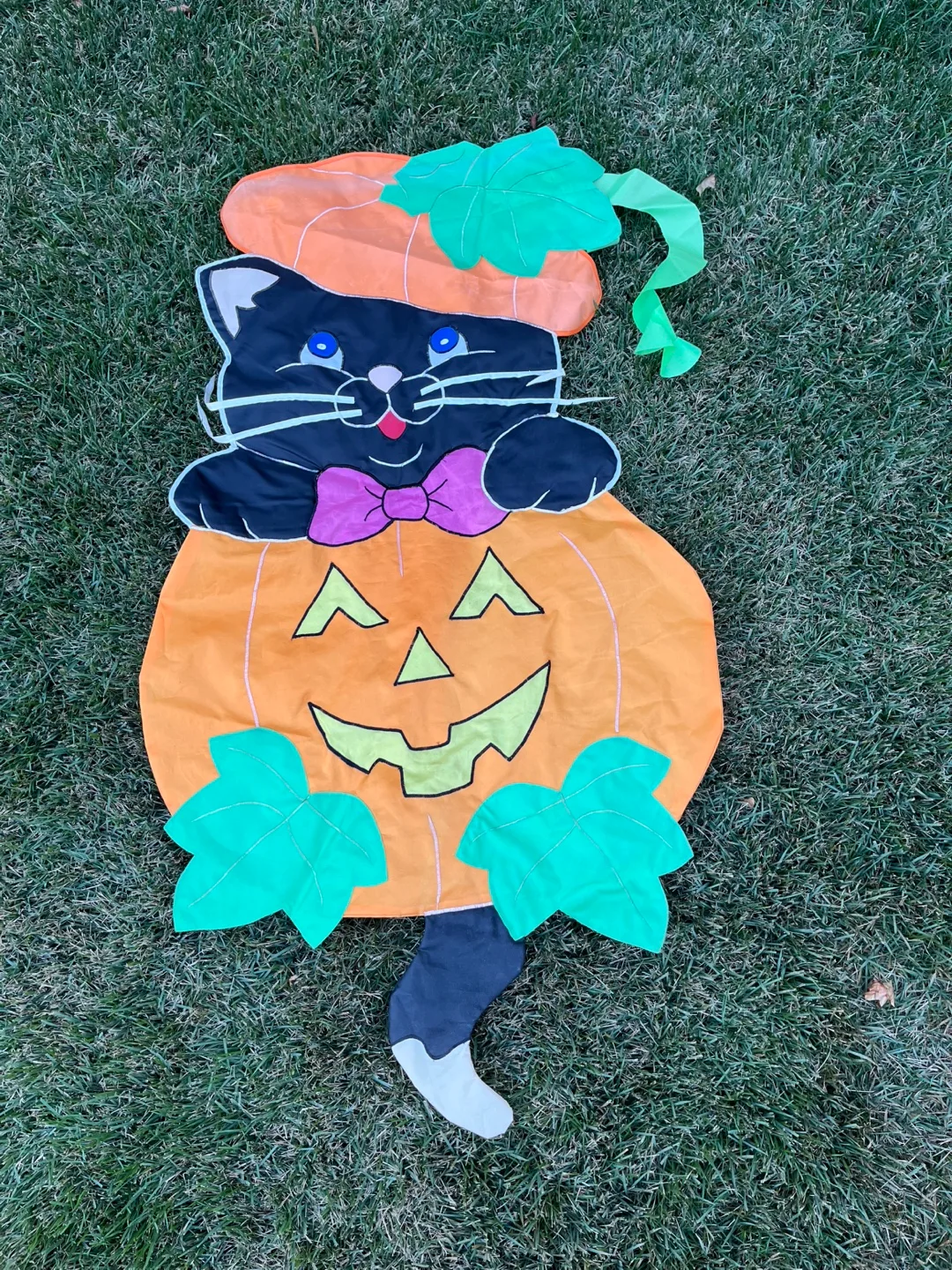 Halloween Cat Pumpkin Decoration image indicator(2)