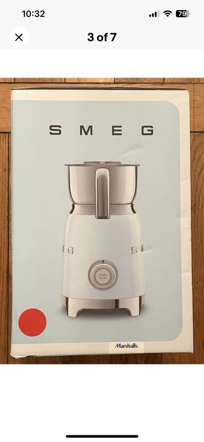 Smeg Retro 50's Style Milk Frother Red New With Box - photo 4