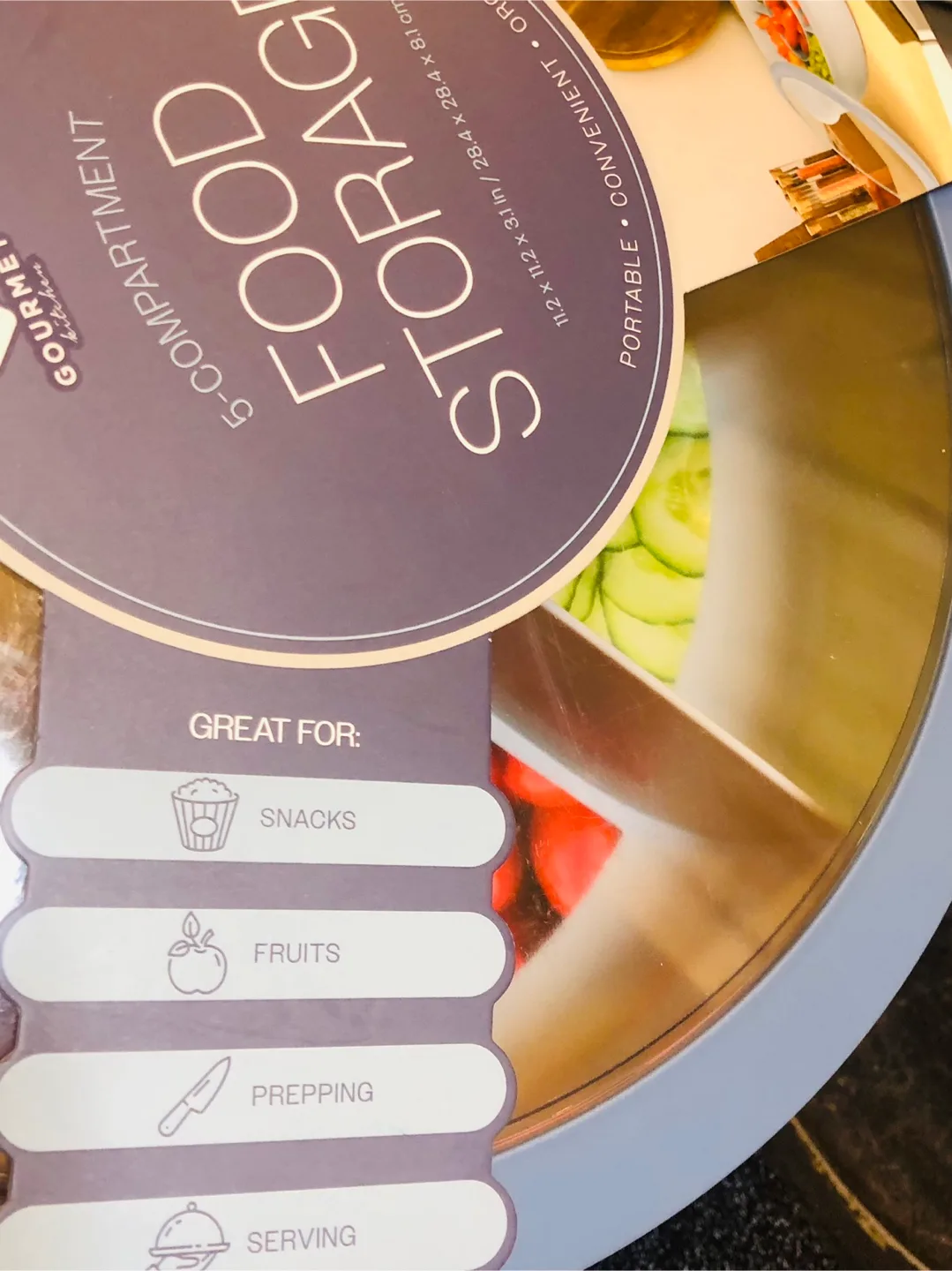 NEW Gourmet 5-Compartment Food Storage image indicator(6)