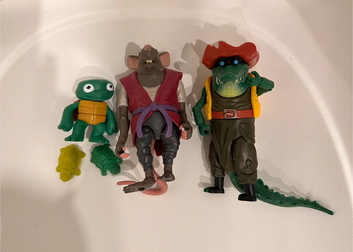 TMNT Action Figures - Splinter, Leatherhead, Turtle thumbnail