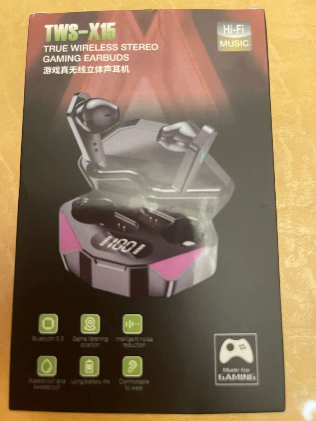 New TWS-X15 True Wireless Stereo Gaming Earbuds image indicator(3)