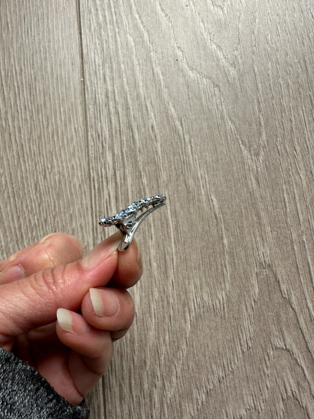 NEW Flower Crystal Hair Clip - photo 3