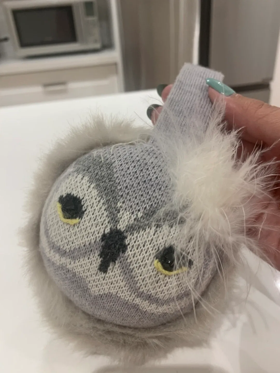 🦉 Preloved Kate Spade Owl Earmuffs - Grey 🦉 image indicator(6)