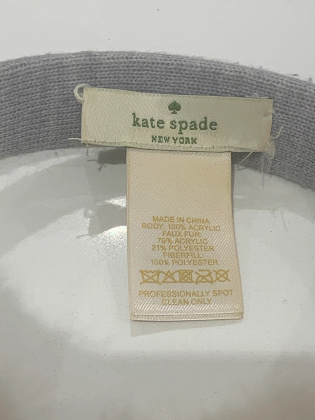 🦉 Preloved Kate Spade Owl Earmuffs - Grey 🦉 - photo 2