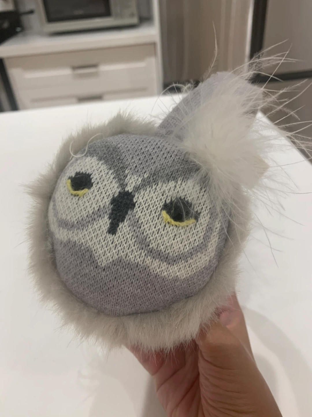 🦉 Preloved Kate Spade Owl Earmuffs - Grey 🦉 - photo 5