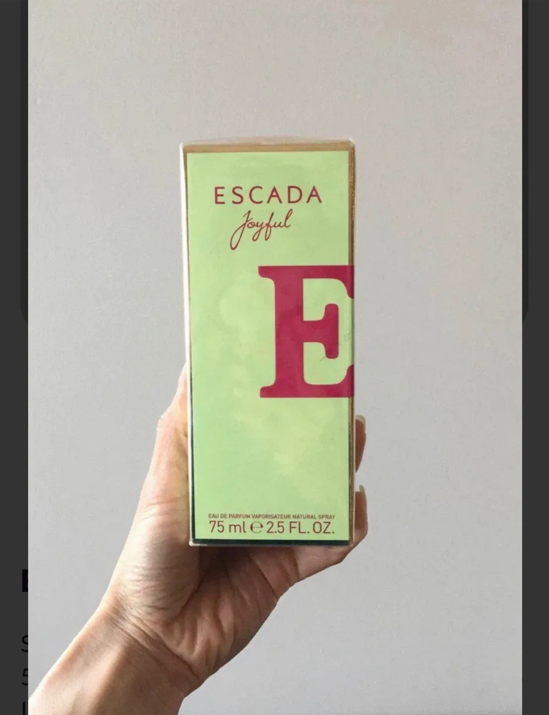 NEW Escada Joyful Eau de Parfum 75ml thumbnail