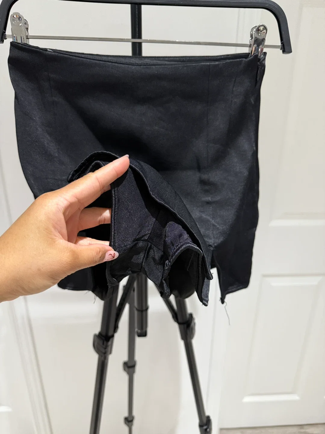 Zara Black Mini Skirt - Size XS image indicator(2)