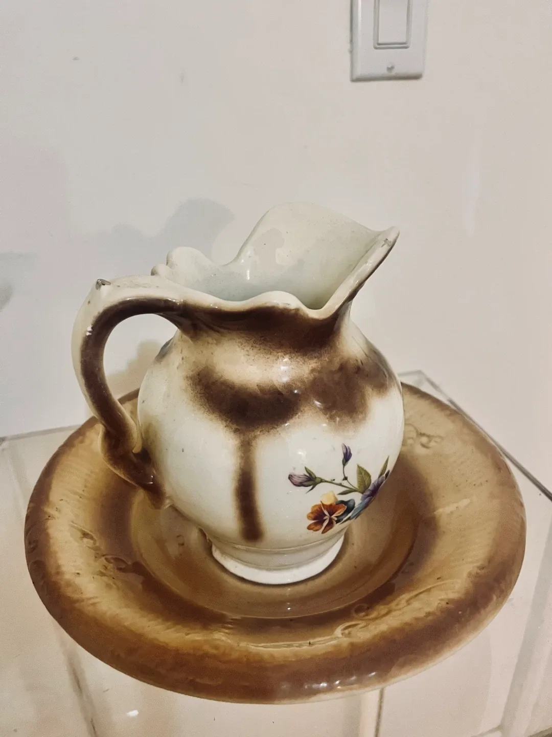 Vintage Pitcher and Bowl Set