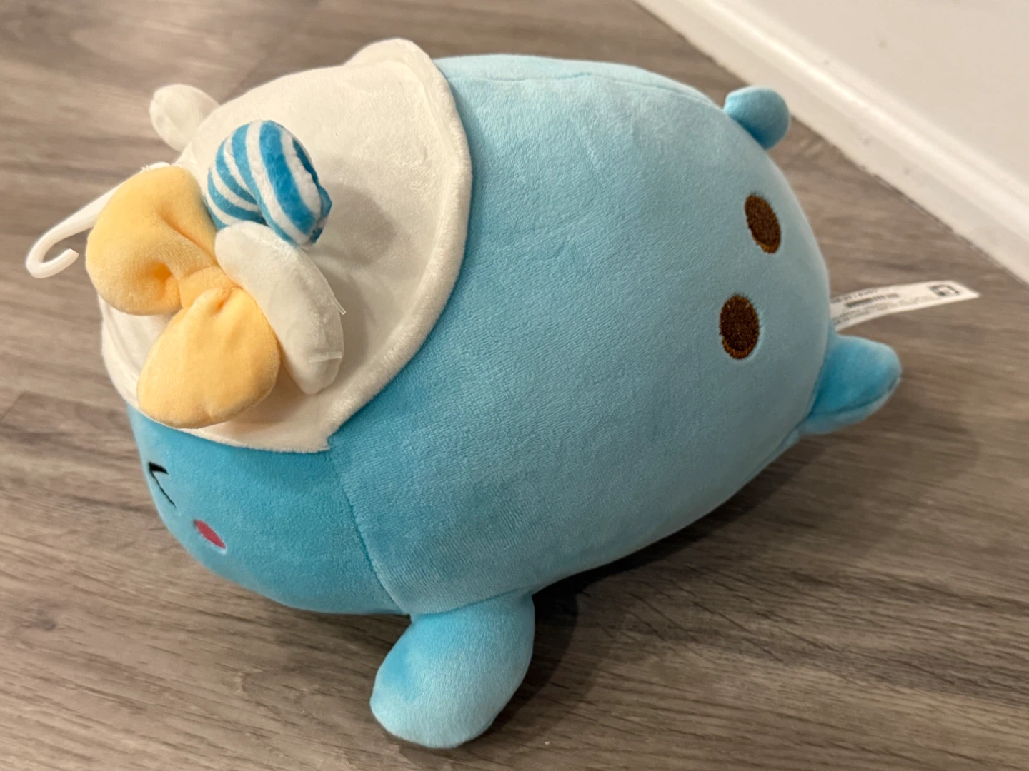 Cute Blue Plush Toy - photo 2