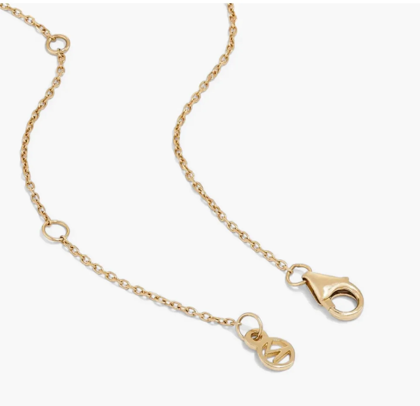 Mejuri Beverly Necklace - 14K Yellow Gold, Sapphire image indicator(4)