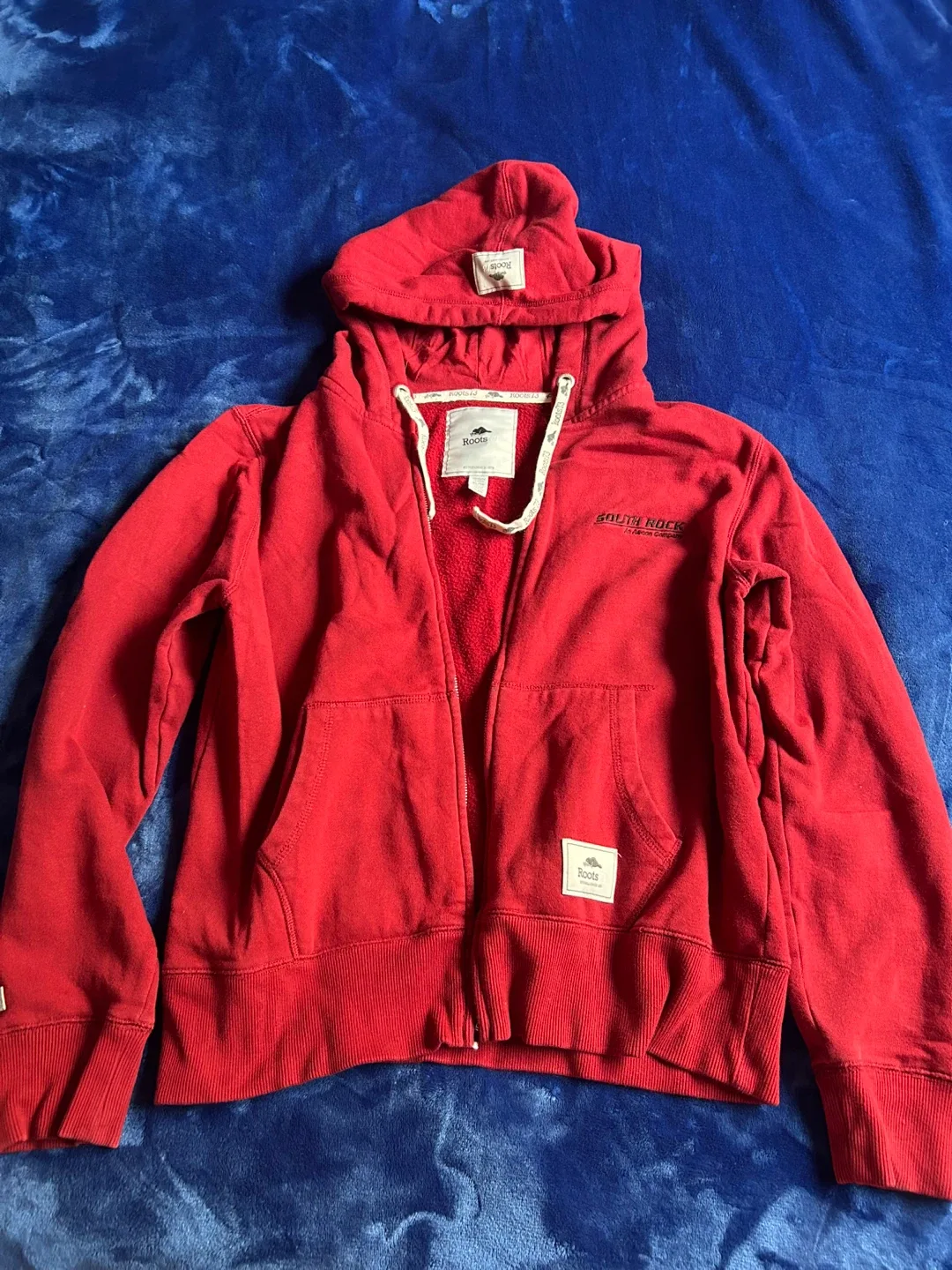 Roots Red Full Zip Hoodie