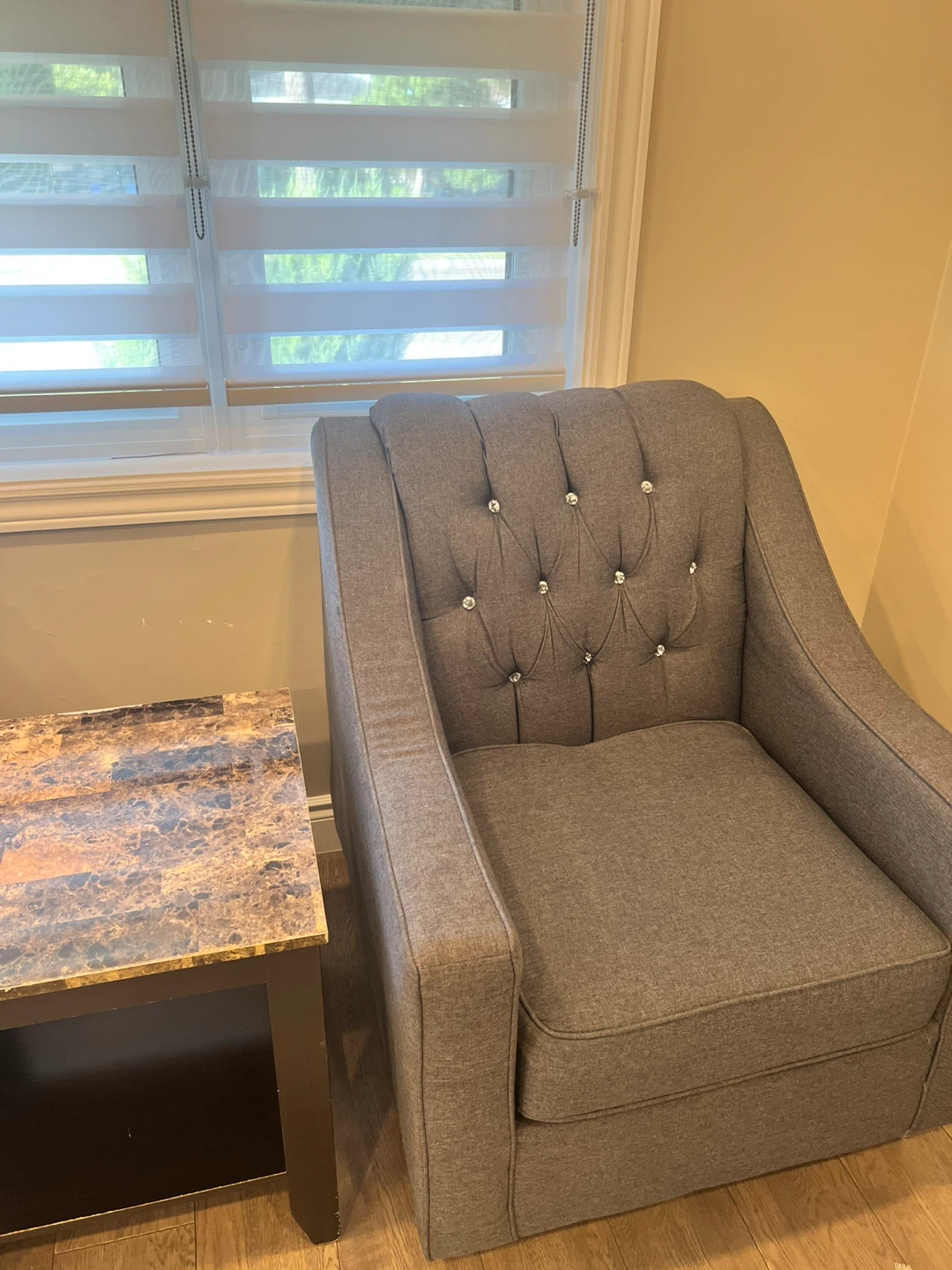 Grey Loveseat, Chair, and Sofa Set - photo 4