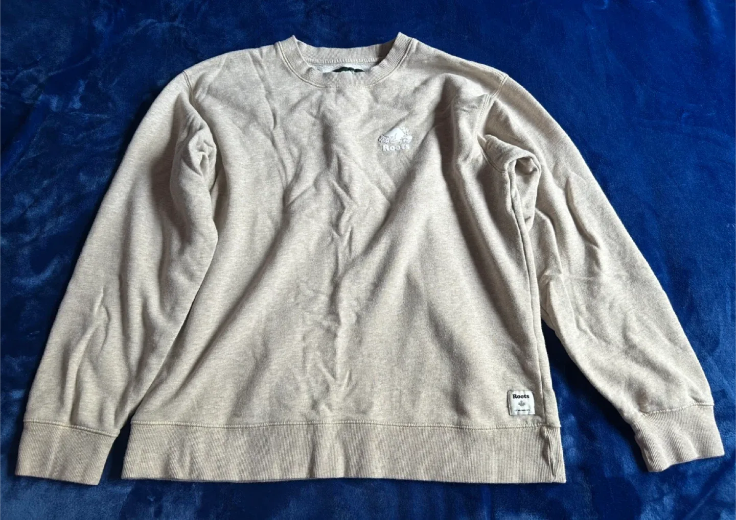 Roots Crew Sweatshirt Beige