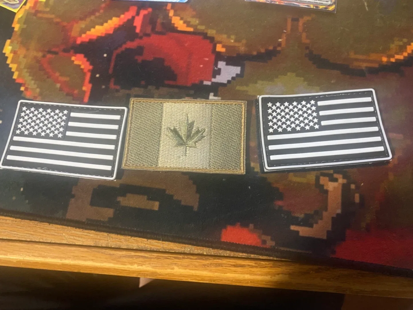Canadian Flag Patch & US Flag Patch thumbnail