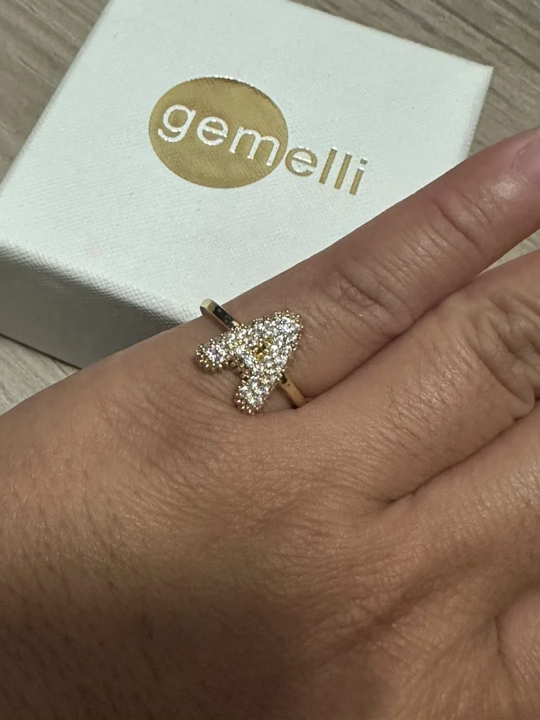 Gemelli Bubble Initial Ring | Letter A image indicator(4)