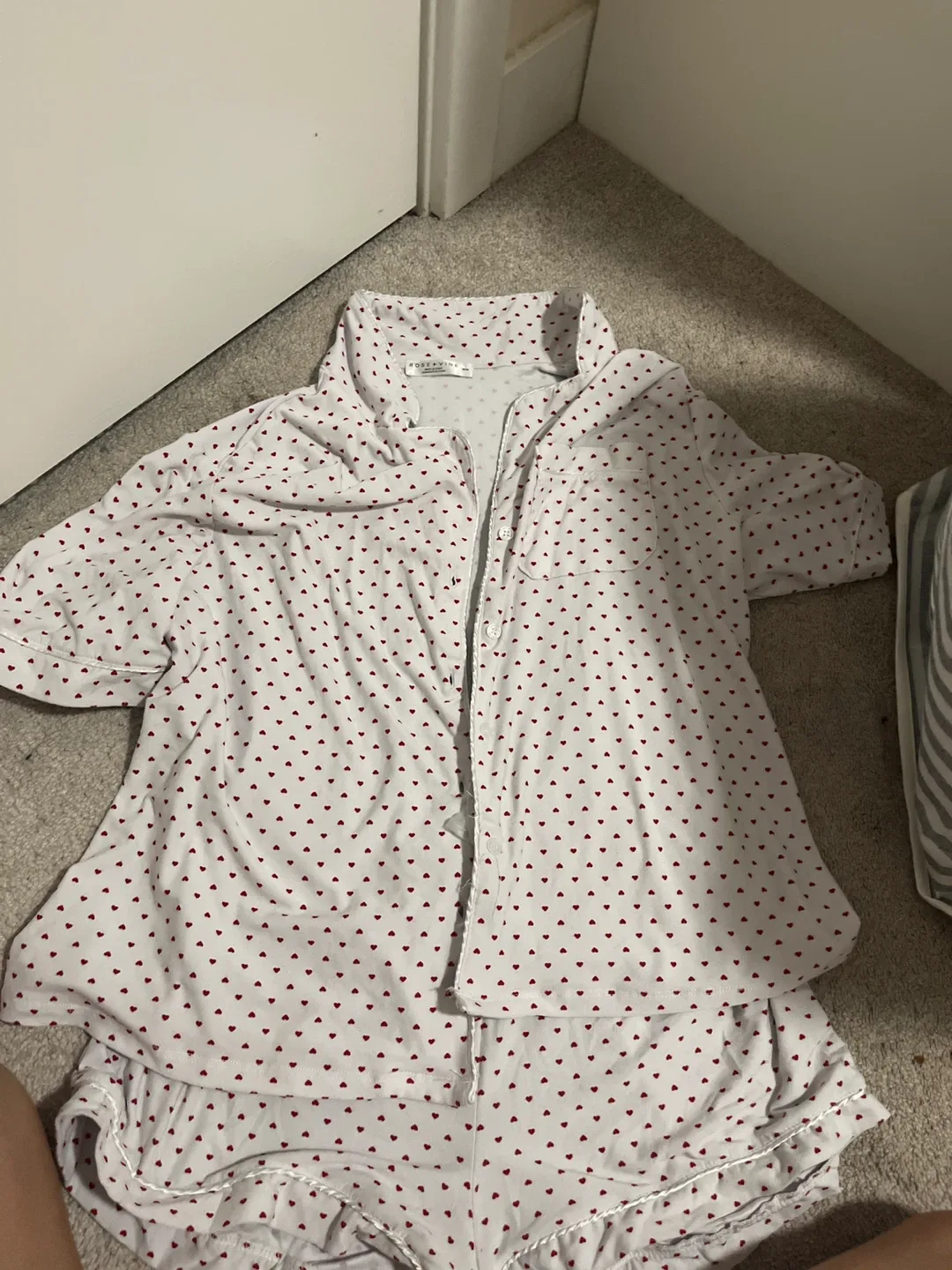 Rose + Vine Pajama Set - Size M/M thumbnail