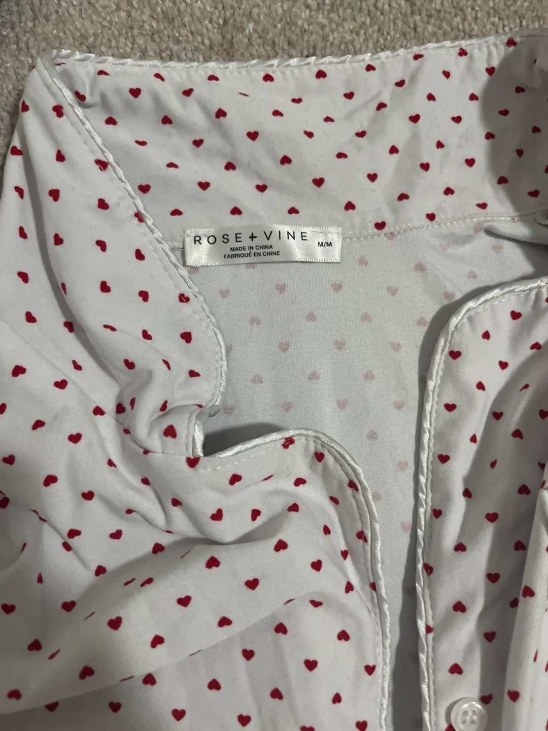 Rose + Vine Pajama Set - Size M/M image indicator(2)